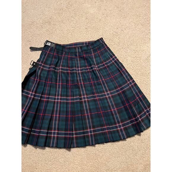 Gothic Scotland Forfar Wool Nationals Kilt Vintage Pleated Dark Academia Tartan - Picture 13 of 13